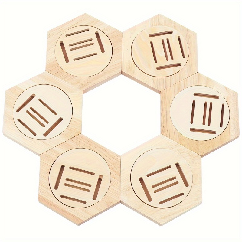 6 pacote hexagonal medalha de  - Sustainable Living Eco Friendly avaliação e preço