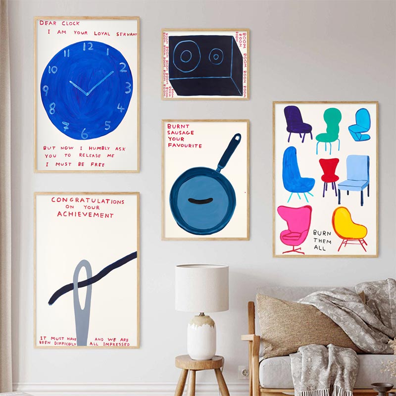 David shrigley cartazes humorí - Sustainable Living Eco Friendly avaliação e preço